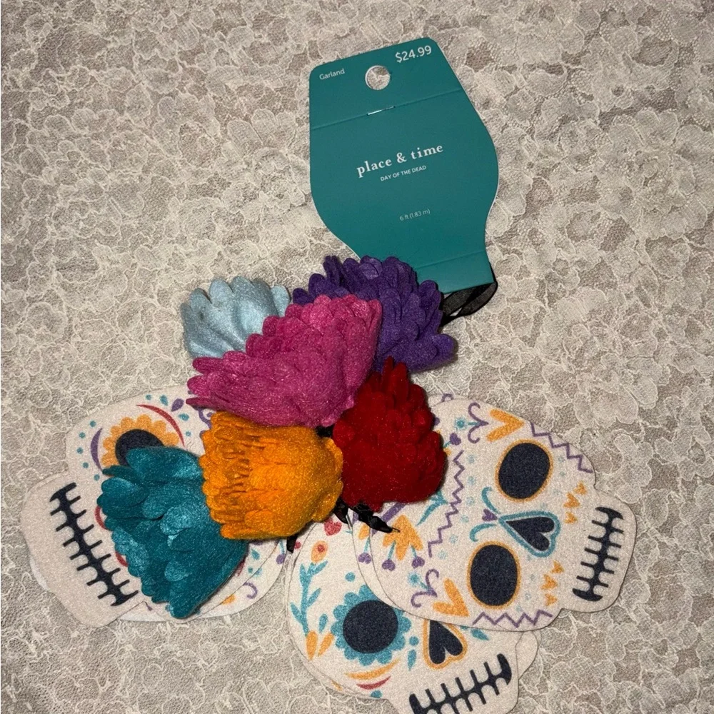 Halloween/Day of The Dead Sugar Skull Garland